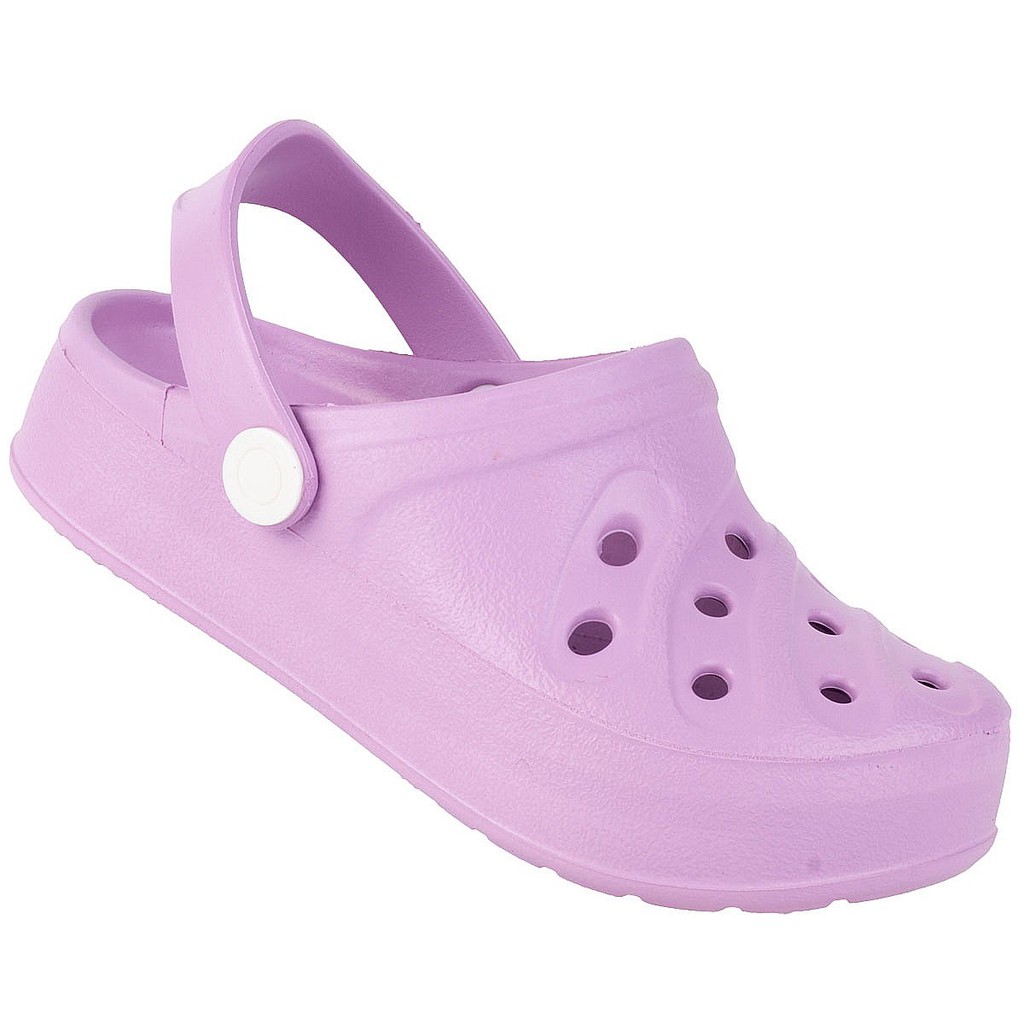 Babuche Infantil EVA Soft Worldcolors - Lilás em Oferta na Shopee