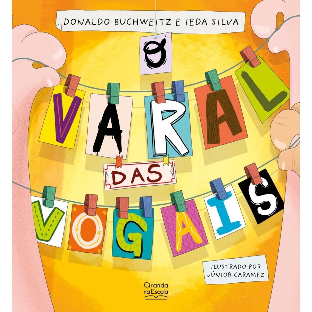 Livro Literatura infantil O varal das vogais