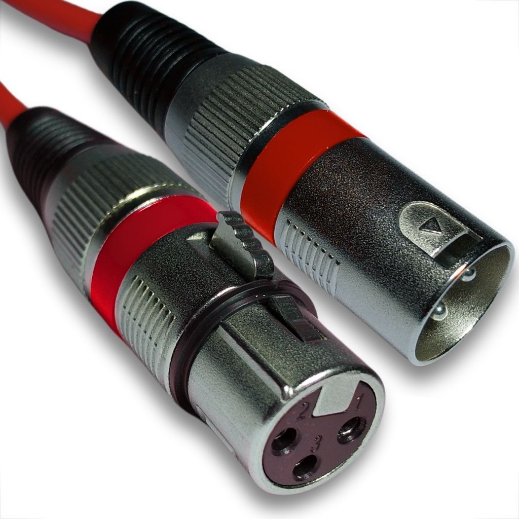 KIT 2 CONECTORES XLR PLUG FEMEA E MACHO CANNON METAL 3 POLOS PAINEL NIQUEL SISTEMA PA ÁUDIO EVENTOS