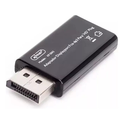 Adaptador Displayport Fca-dp3 Para Hdmi Plug Kp-5043 Knup