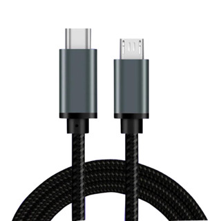 Cabo USB-C para Micro USB 30cm Carga Rápida OTG 2.4A em Oferta na Shopee