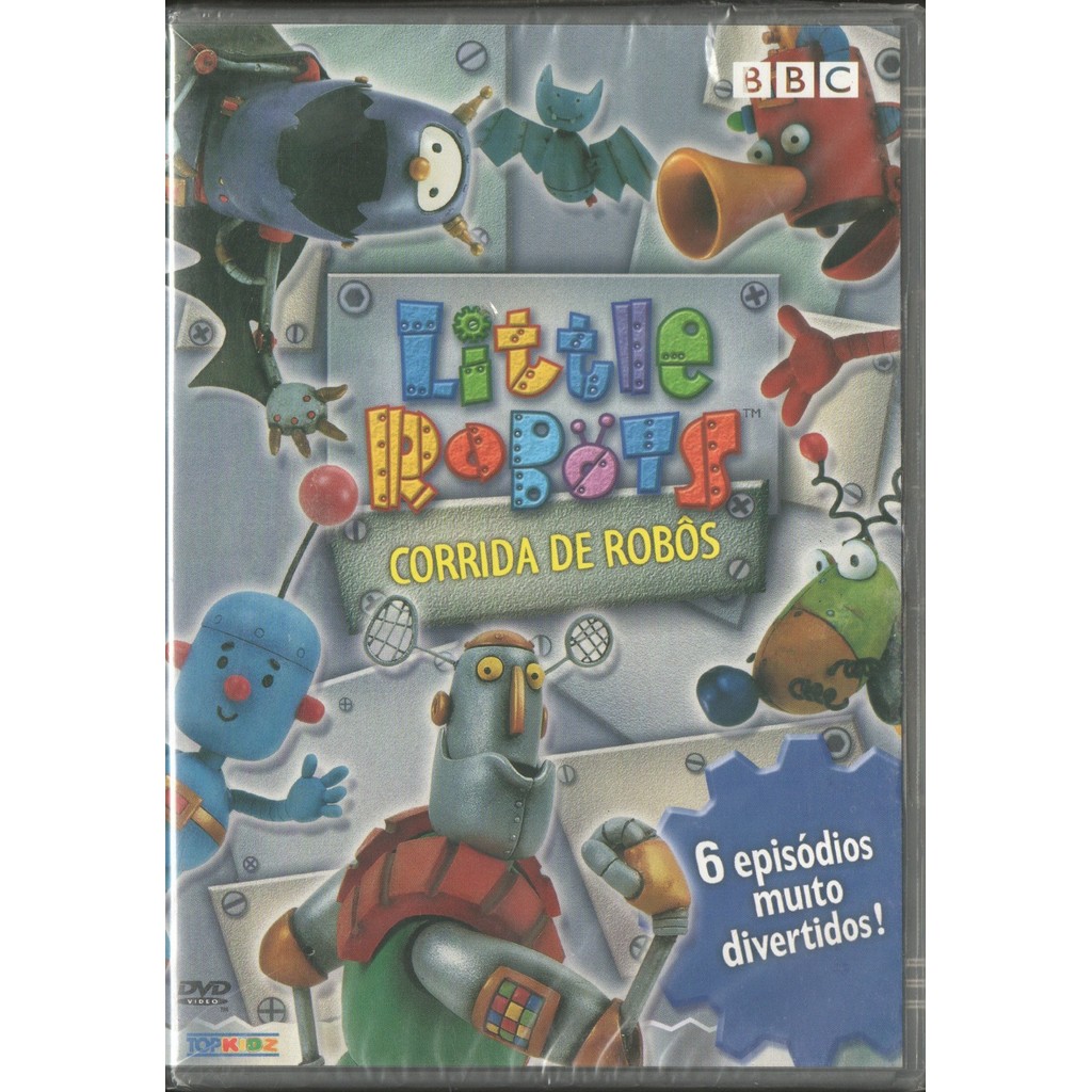 Little Robots DVD Corrida De Robôs