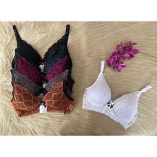 kit 3 Sutiã de Renda Sem Aro Bojo Soft Confort Molinho Macio Sustentação Lingerie St072 em Oferta na Shopee