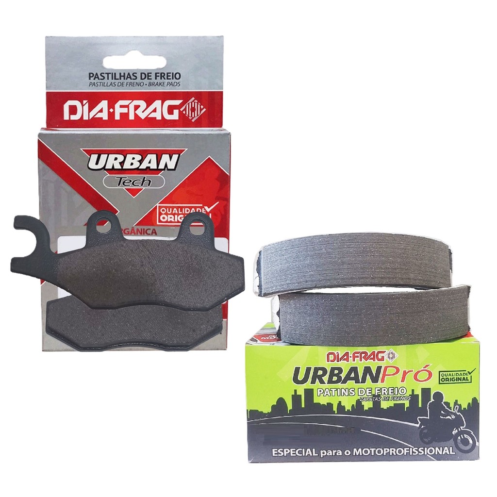 Kit Freio P/ Suzuki Yes 125 / Gsr 125 Pastilha + Lona de Freio Sob Medida 0.25 Diafrag