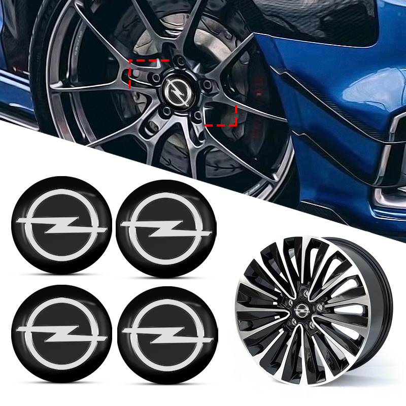 4 Pçs 56mm Centro Da Roda Do Carro Hub Tampa Emblema Logotipo Decalque Adesivo Para Opel Astra Hjgk Insignia Corsa D Vec