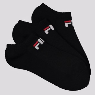 Kit Meia Fila Light 3 Pares Cano Curto Preto em Oferta na Shopee