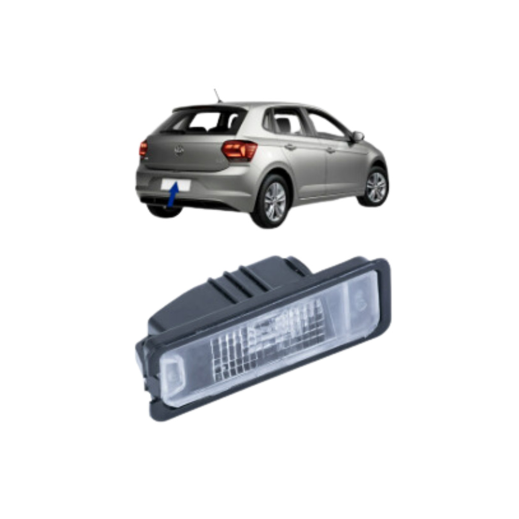 Lanterna Placa Sem Soquete Sem Lâmpada  Polo Virtus Amarok Golf Novo Fusca Passat
