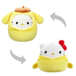 1 Pelúcia Hello Kitty 20cm Fantasia Pompompurin -Squishmallows em Oferta na Shopee