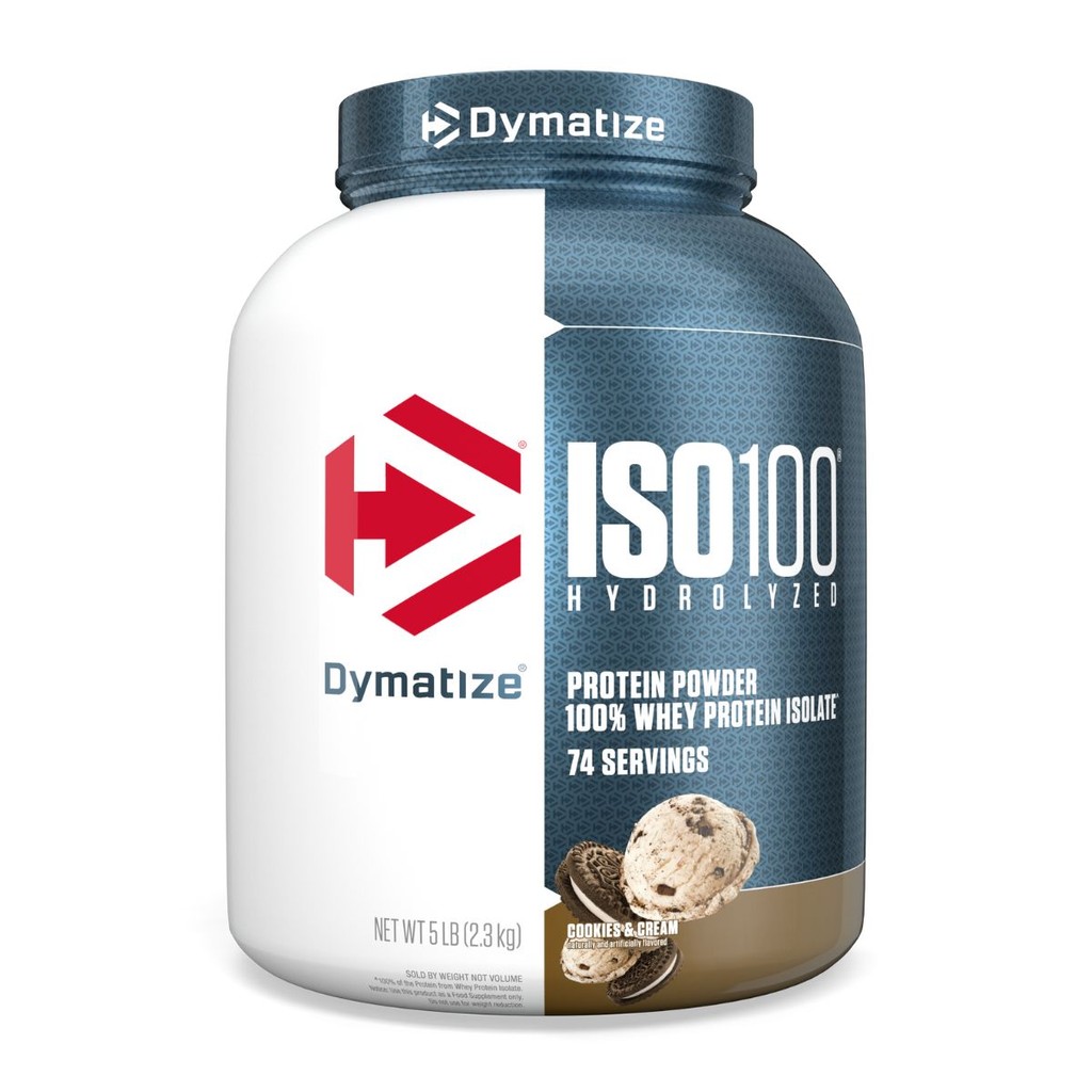 Iso 100 Whey Cookies Cream 5lb 2300g Nutrition | Dymatize