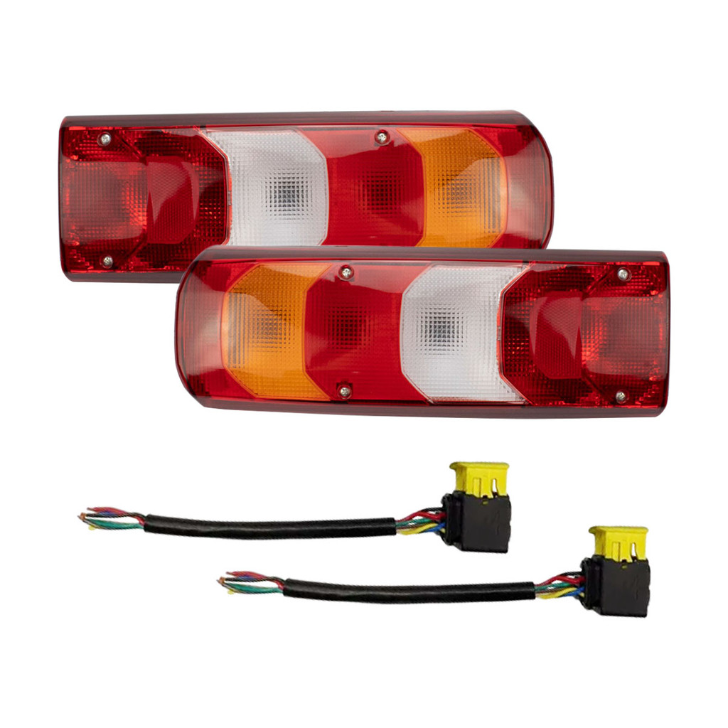 Par Lanterna Traseira Mb Axor Actros Atego Com Conector em Oferta na Shopee