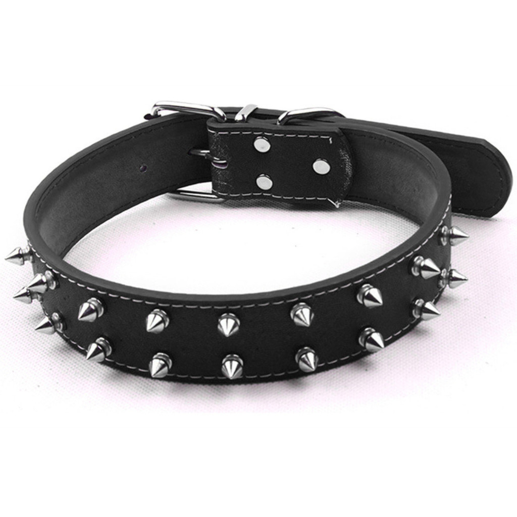 Coleira Para Pit Bull Com Spike Grande Porte Rotweiller