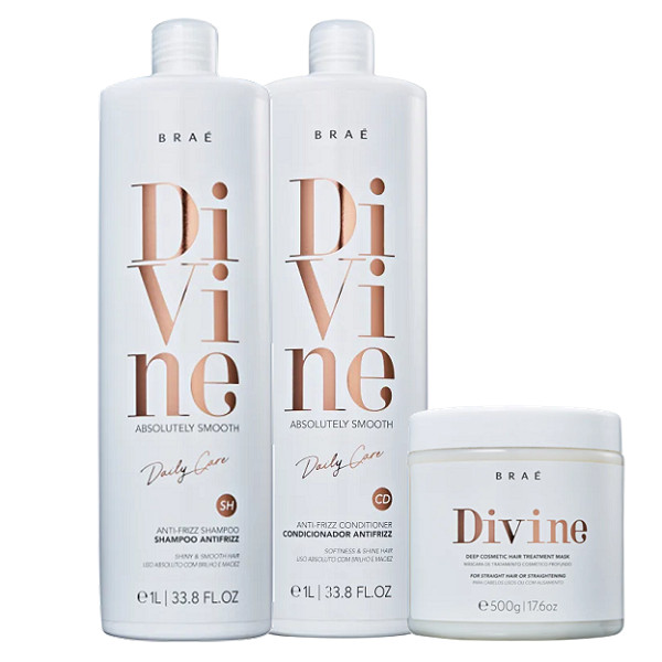 Brae Divine Kit Trio Salon (3 produtos) em Oferta na Shopee