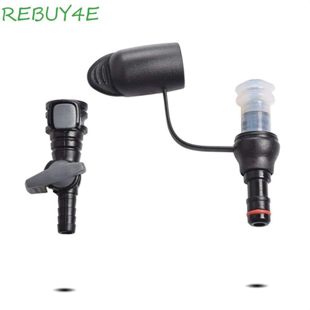 REBUY4E com tampa interruptor ajustável saco de água bocal de sucção de silicone saco de água de ciclismo