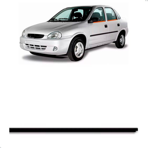 Pestana Corsa 1994 Até 2012 4 Portas Traseira Externa em Oferta na Shopee