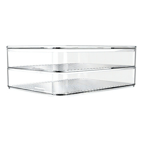Porta Frios Duplo Organizador Clean Fresh Ou Pf150nt