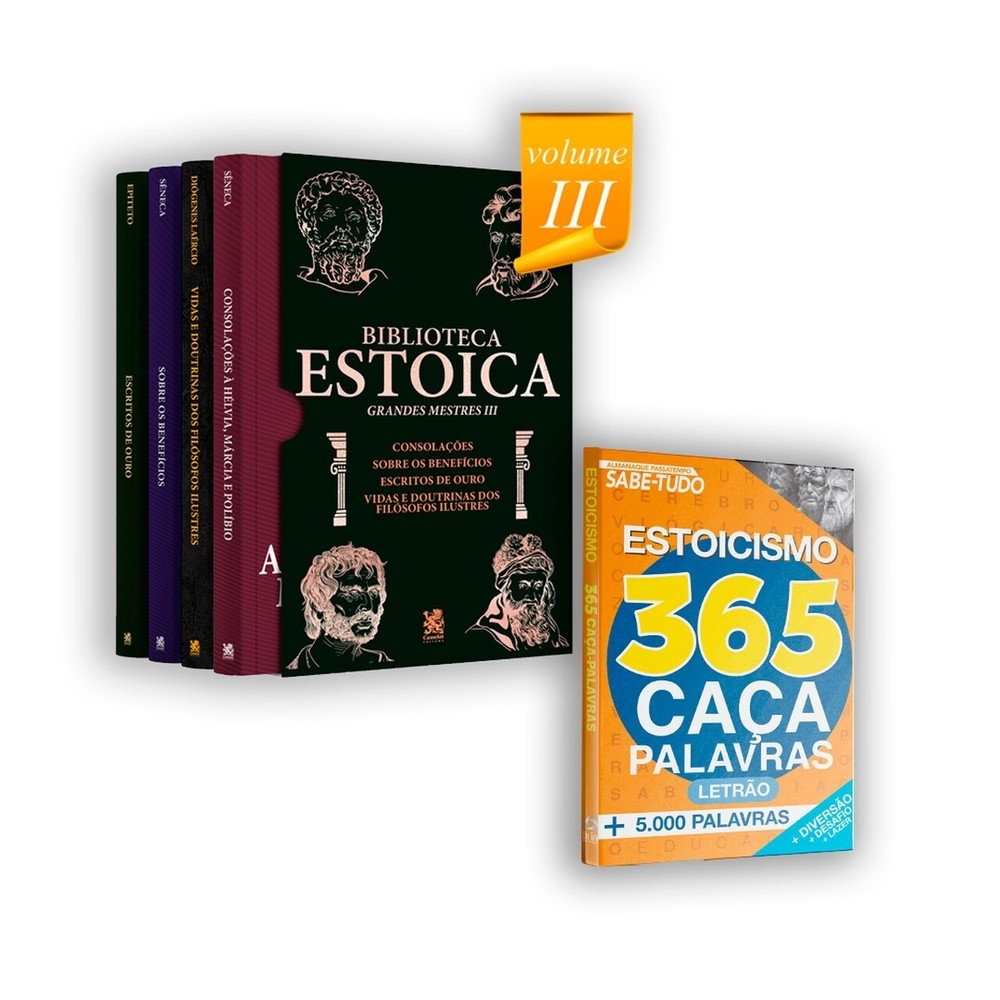 Combo Estoicismo 03 - com Almanaque Passatempo Sabe-tudo