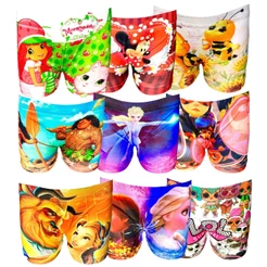 Kit 5 OU 10 Calcinha Shortinho Infantil Feminina Boxer Menina Personagens Princesas Sublimada