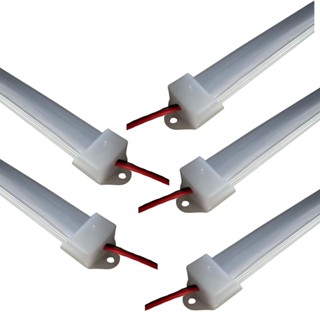 Barra Led 12 Volts 102cm Branco Frio Lente Fosca 5 unidades em Oferta na Shopee