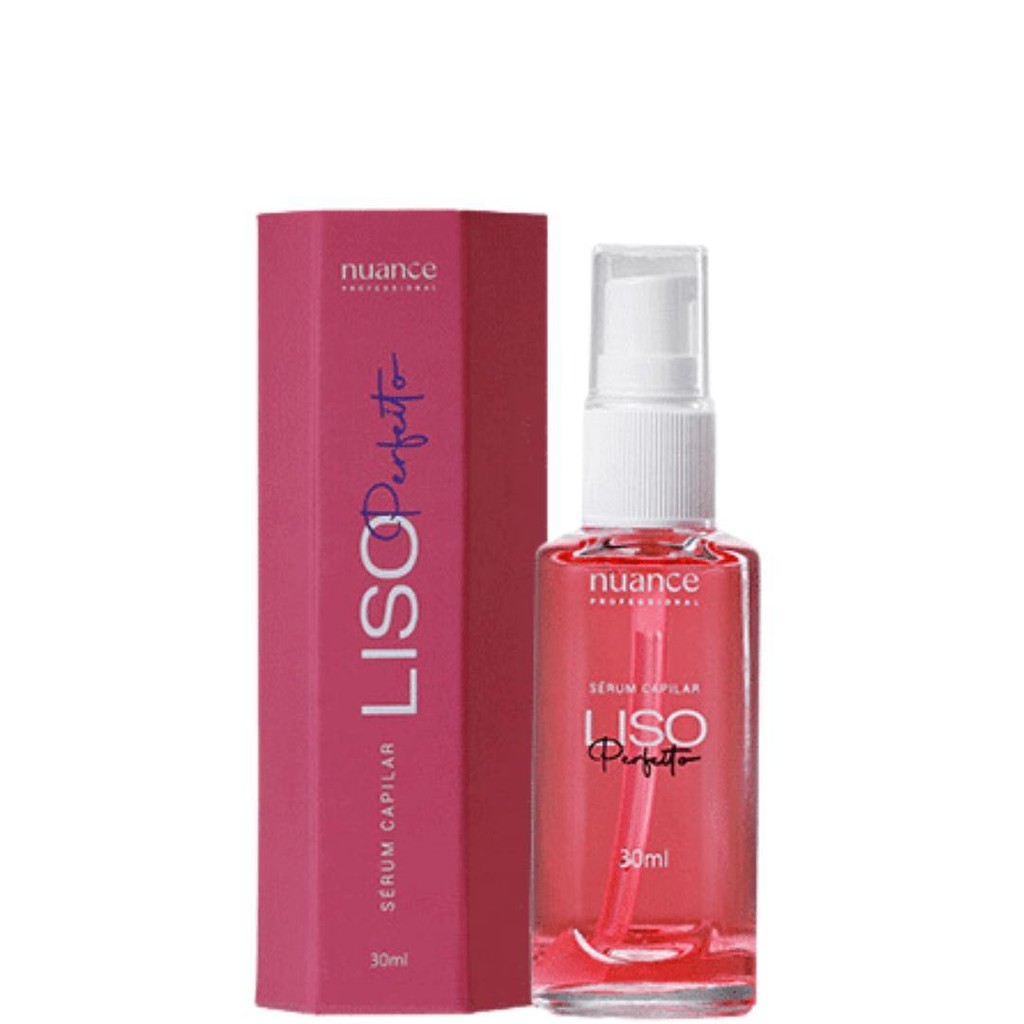 Liso Perfeito Sérum Capilar Finalizador 30ml Nuance