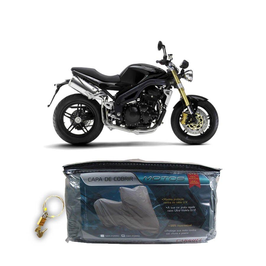 Capa com cadeado para cobrir TRIUMPH SPEED TRIPLE 1050I G(206)