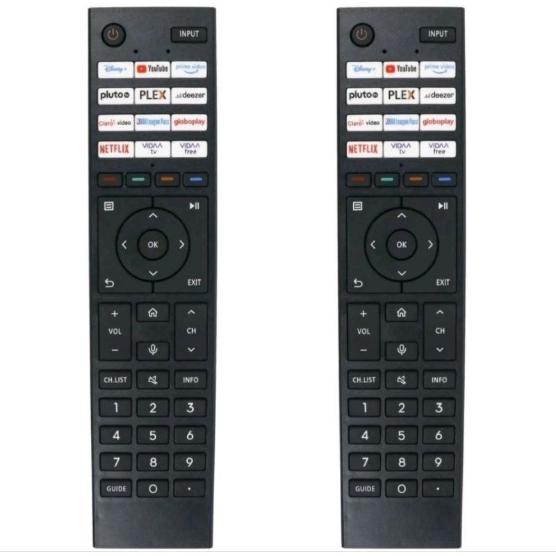 kit 2 unidade controle remoto Toshiba smart 4k - Substituto Compatível em Oferta na Shopee