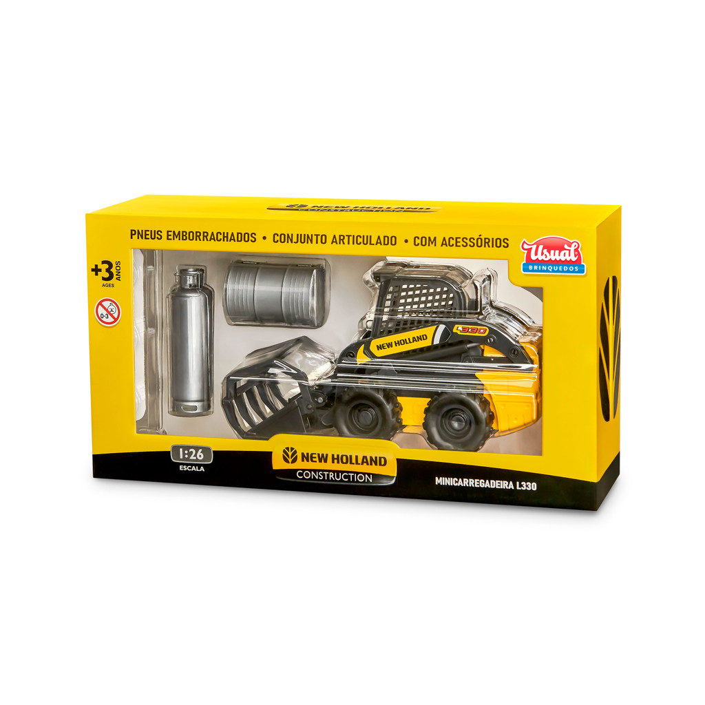 New Holland Construction Mini Carregadeira L330 Garfo