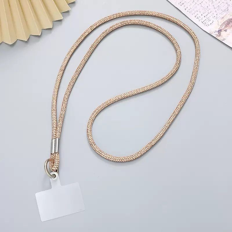 Cordão Corrente Para Smartphone Celular de Strass 60CM/65CM Acessório Pescoço Corpo