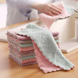 10 Peças De Microfibra 25x25cm Super Absorventes Para Cozinha Limpeza Doméstica Duráveis em Oferta na Shopee
