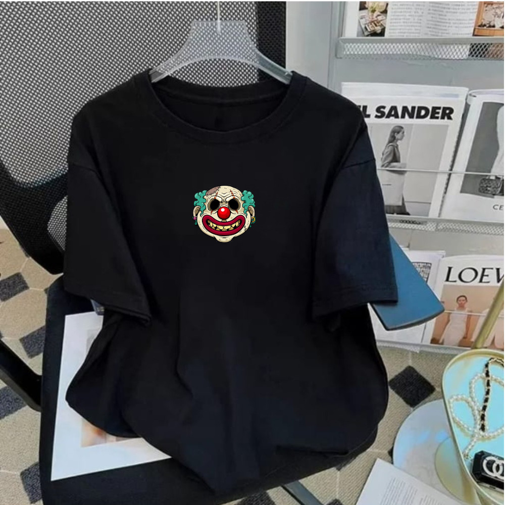 Camiseta Palhaço Hip Hop Algodão Unissex