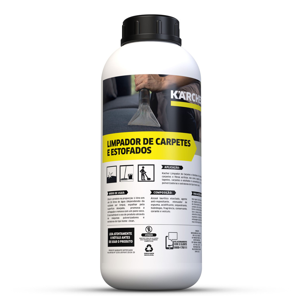Limpador de Carpetes e Estofados  Karcher (1L rende até 20L) - Home & Living