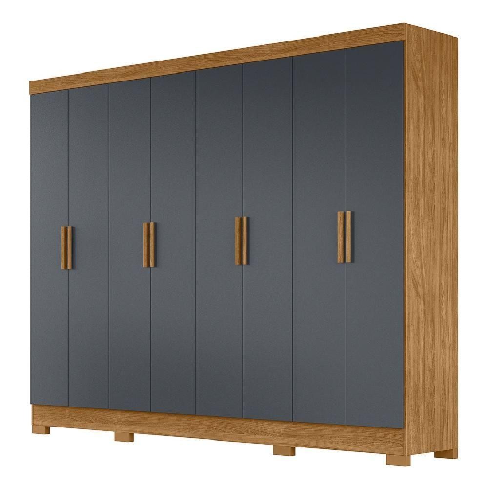 Guarda Roupas Casal 8 Portas 4 Gavetas Diplomata em Oferta na Shopee