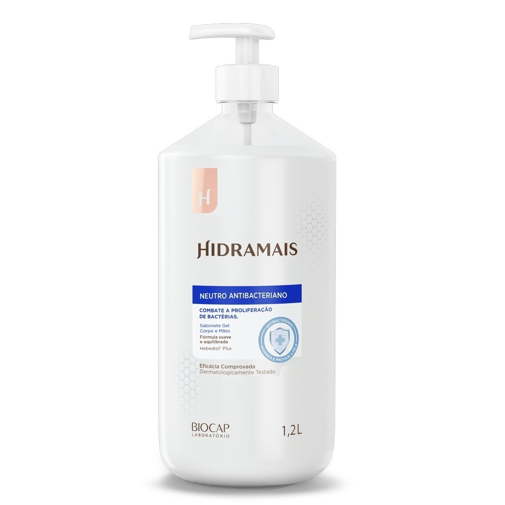 Sabonete Gel Neutro Antibacteriano 1.2L Hidramais