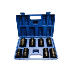 Kit Jogo De Soquete Médio De Impacto 1 Pol 19 A 41 Mm 8pçs