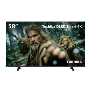 Smart TV DLED 58 4K Toshiba VIDAA 3HDMI 2USB Wi-Fi em Oferta na Shopee