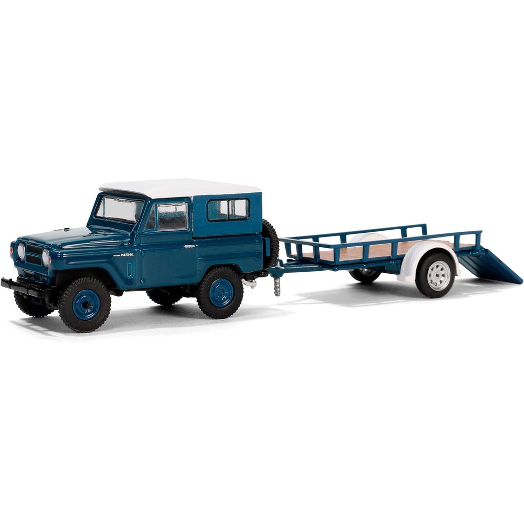Miniatura - 1:64 - 1961 Nissan Patrol - Hitch & Tow 31 - Greenlight 32310