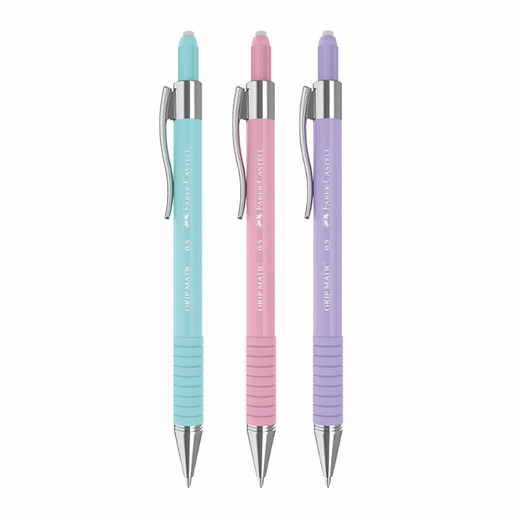 Lapiseira 0.5mm Grip Matic Colors SM/05GMC com 1 unidade Faber-Castell em Oferta na Shopee