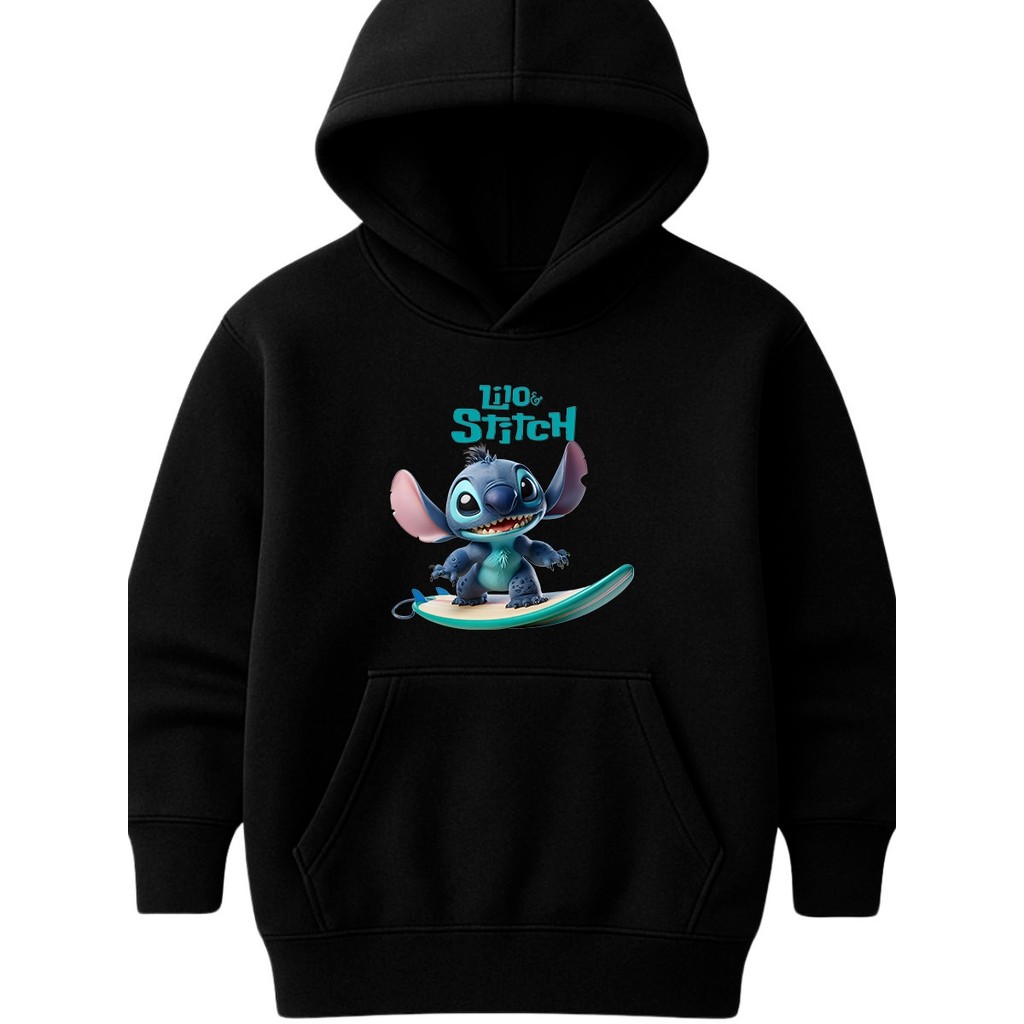 Moletom com Capuz Filme Lilo & Stitch Angel Blusa De Frio Casaco Lilo e Stitch Lançamento Infantil Unissex Menino Menina