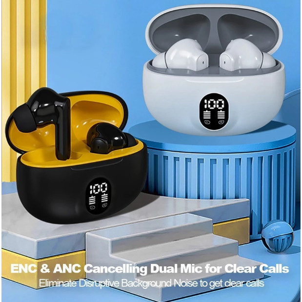 Fone De Ouvido 895B Tws Sem Fio Bluetooth 5.4 Fones True Wireless Earphones