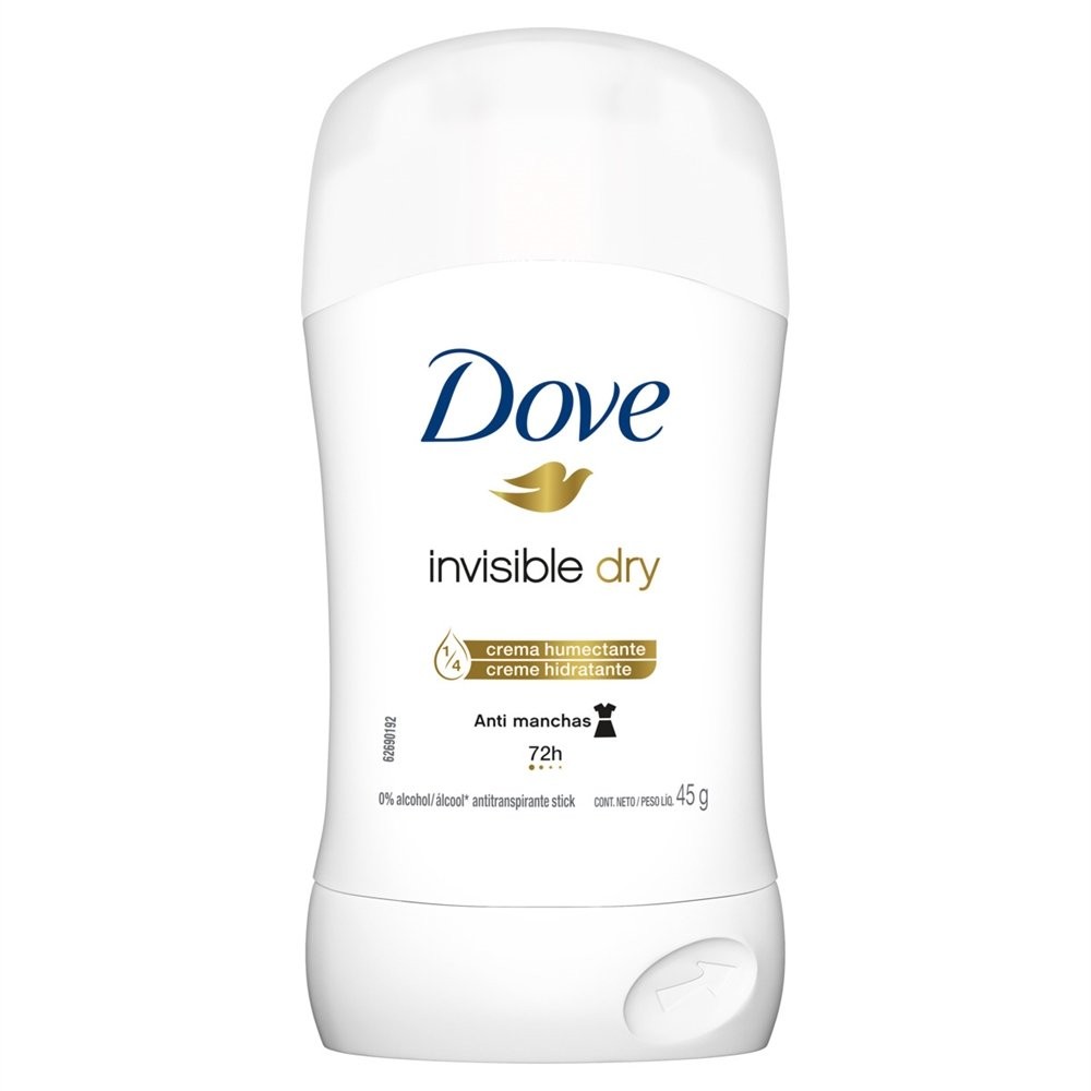 Desodorante Stick Dove Invisible Dry 45g em Oferta na Shopee