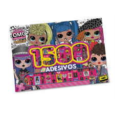 Prancheta Para Colorir Com 1500 Adesivos - L.o.l. Surprise!