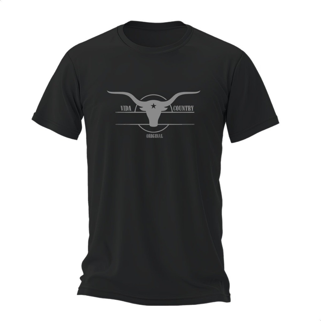 Camiseta Estampada Unissex Algodão Confortável Original Country