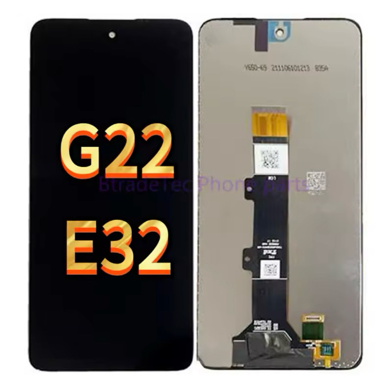 Tela Display Frontal Lcd Touch Para  Moto G22 Xt2231/ E32 XT2227 + Película de Vidro Pronto Entrega