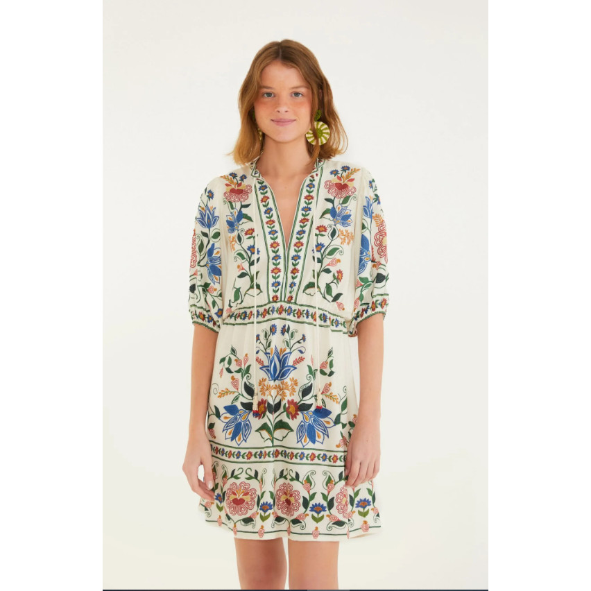 Vestido Curto Jardim Farm na Black Friday 2025 | BuscaProdutos