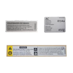 Kit Etiquetas Identificação Painel Motor VW Fox Spacefox
