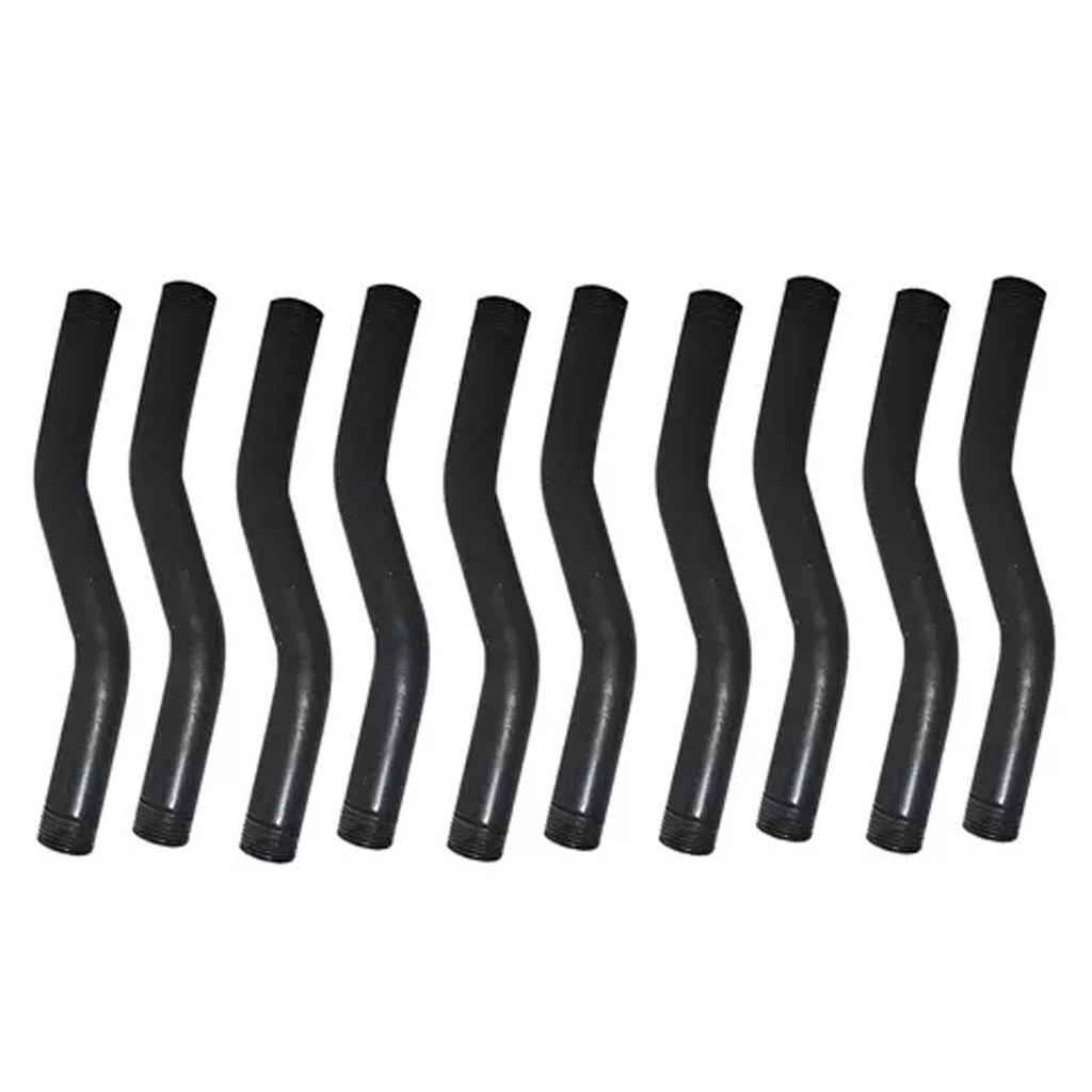 Kit 10 Curva S Para Eletroduto Pvc Rigido Rosca 1 Polegadas
