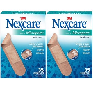Kit com 2 Caixas de Curativo Nexcare Micropore 3M em Oferta na Shopee