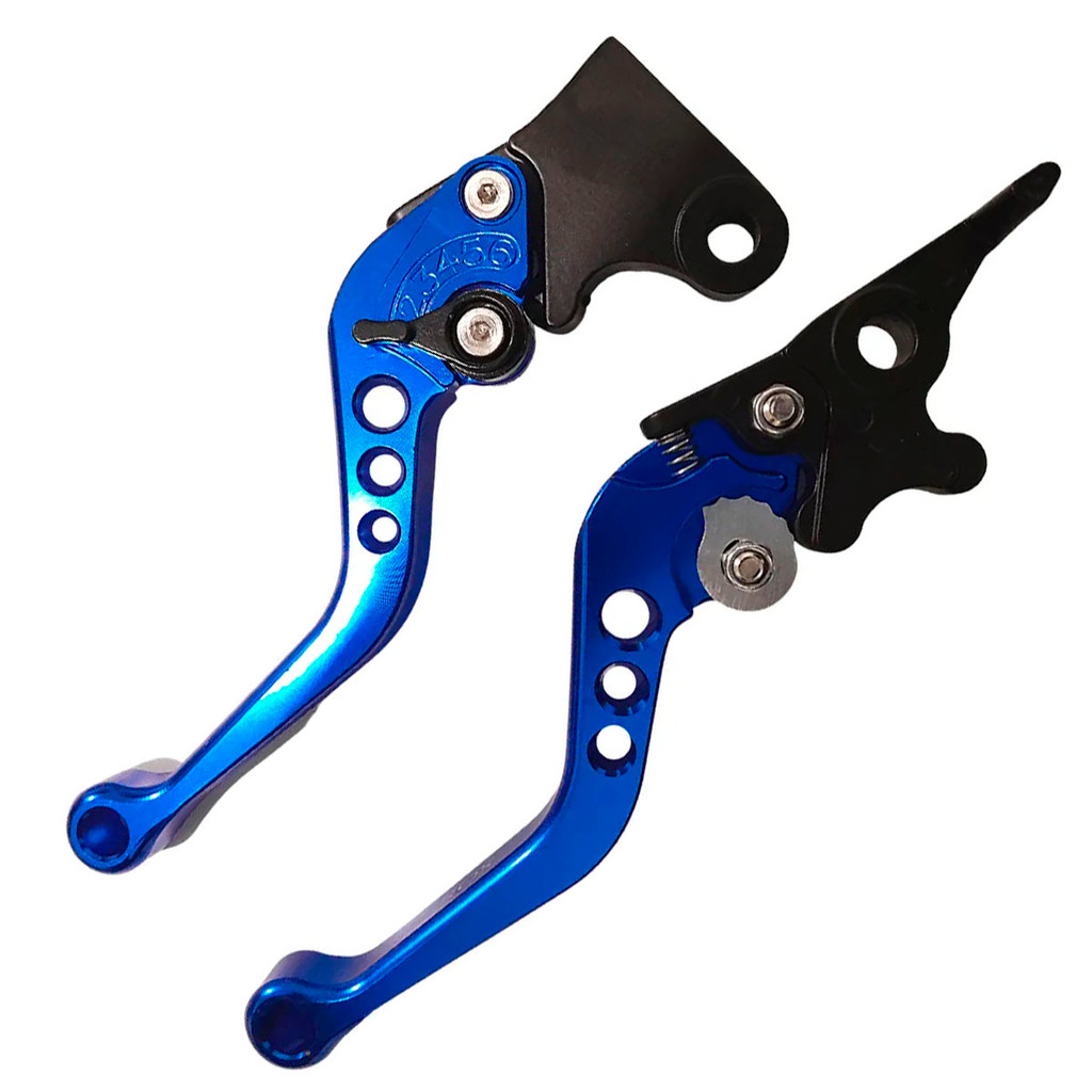 Manete Esportivo Regulável CBX200 STRADA CBX250 TWISTER CB300R Azul Atrox