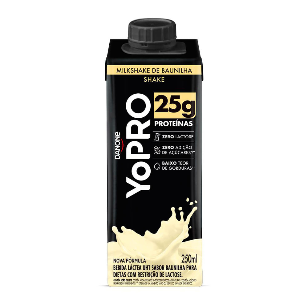 YoPRO Bebida Láctea UHT Milkshake de Baunilha 25g de proteínas 250ml - Health