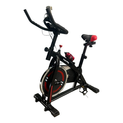 Bicicleta Ergométrica Spinning 13kg Vermelho Importway Ajustável
