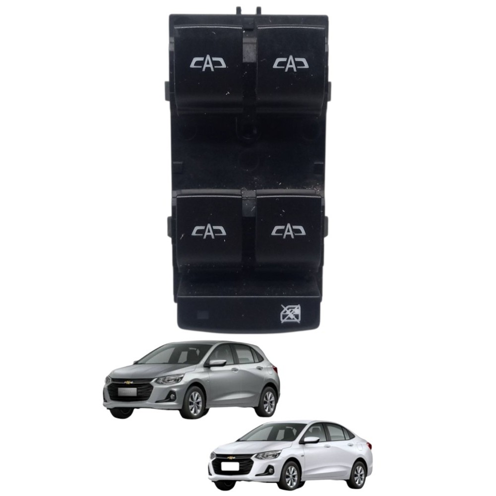 Botão vidro elétrico GM Onix 2021 a 2024 26211281 original 